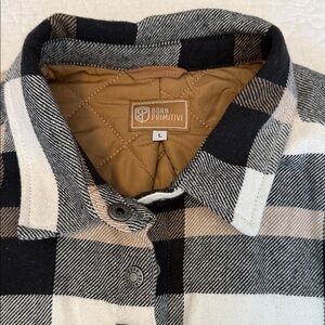 Born Primitive Checkered Shirt Jacket